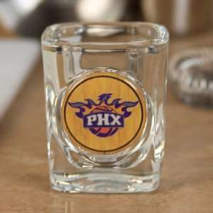  Phoenix Suns 2 oz. Crystal Coat Emblem Square Shot Glass 