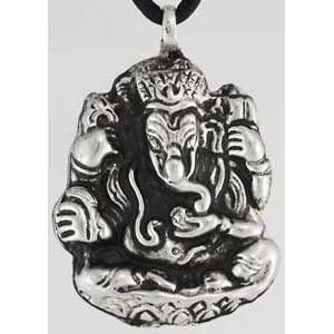    Ganesh Hindu God of Happiness Amulet Necklace 