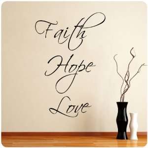   Hope Love Wall Decal Decor Words Large Nice Sticker 