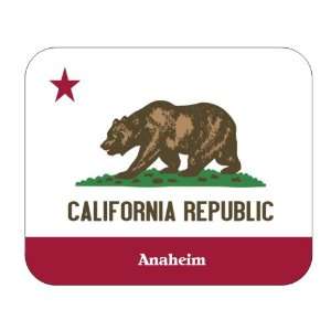  US State Flag   Anaheim, California (CA) Mouse Pad 