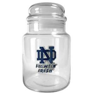  Notre Dame Fighting Irish NCAA 31oz Glass Candy Jar 