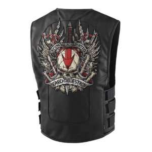 ICON REGULATOR SEARCH & DESTROY VEST      LEATHER   NEW 