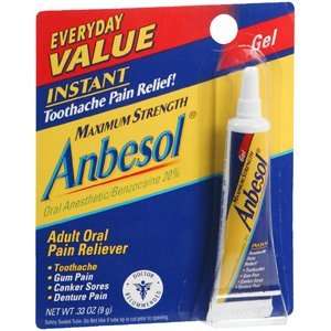  ANBE SOLUTION GEL MAX STRENGTH 0.33 OZ Health & Personal 