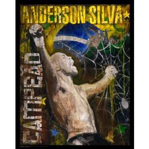  UFC Anderson Silva Champion Lithograph Print Everything 