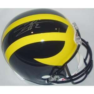 Signed Charles Woodson Helmet   Replica 