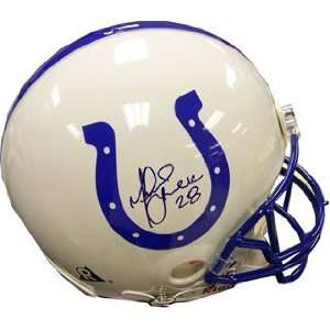 Marshall Faulk Autographed Helmet   Indianapolis Colts 