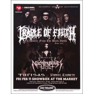  Cradle Of Filth   Posters   Limited Concert Promo