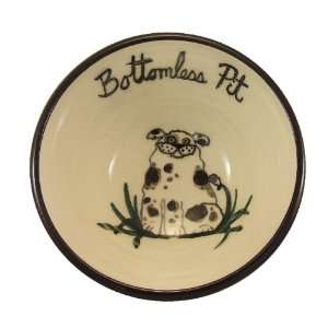  Bottomless Pit Dog Bowl by Moonfire Pottery