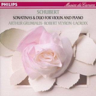   . Schubert Sonatinas & Duo for Violin and Piano by Veyron Lacroix