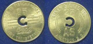 Token 25, Aiken Store, Anderson SC  