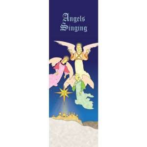   Banner  Indoor Nativity Angels Singing Story 2 ftX6ft