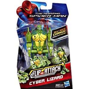    Amazing SpiderMan Movie Flip and Attack Cyber Lizard Toys & Games