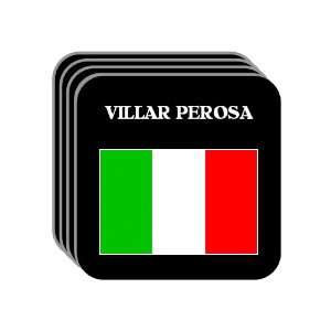  Italy   VILLAR PEROSA Set of 4 Mini Mousepad Coasters 