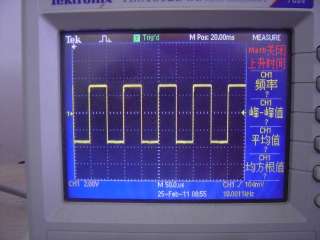 DUTY  20% square wave