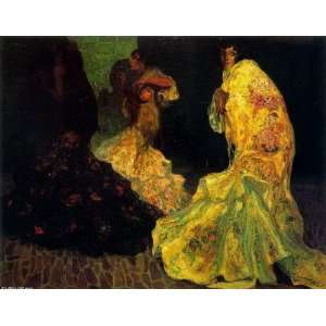 FRAMED oil paintings   Hermen Anglada Camarasa   24 x 18 inches 