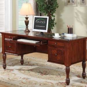  Monte Carlo Executive Writing Desk in Rich Cherry Office 