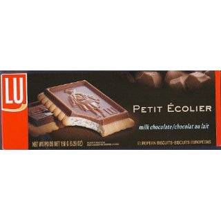 Le Petit Ecolier Butter Biscuits Topped with Pure Milk Chocolate, 5.29 