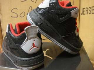 Nike AJF 4 Jordan Force Black Red Toddler Shoes Sz 8.5  