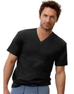   Classics Mens Comfort Cool TAGLESS® V Neck T Shirt   style 6882