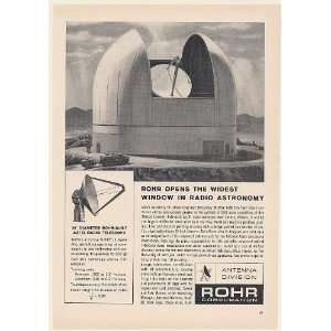  1964 Rohr AZ/EL Radio Telescope Antenna Tucson AZ NRAO 