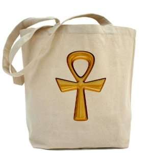  Tote Bag Egyptian Gold Ankh 
