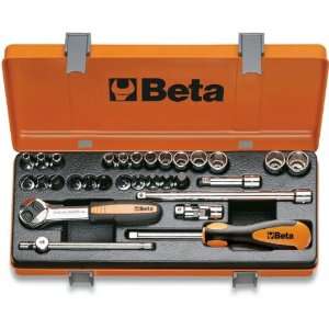 Beta 900/C24 30 Piece Socket, Socket Driver, Extension Bar, Universal 