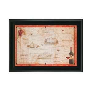  Wine Map Print  Ballard Designs