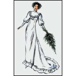  Hawaiian Victorian Wedding Dress Sewing Pattern #205 Arts 