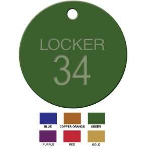  1 1/2 Engraved Anodized Aluminum Tags   Pack of 25 