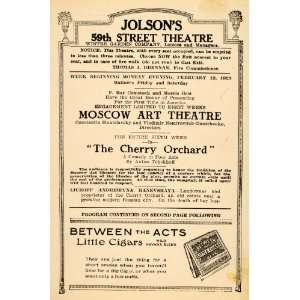   Theatre Cherry Orchard Comedy Show   Original Print Ad