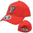 Texas Tech Red Raiders Applique Patch Hat Cap NCAA Flex Fit Stretch 