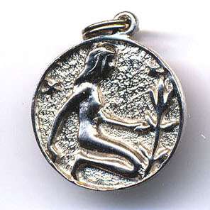 Sterling Silver Horoscope Virgo Charm NR  