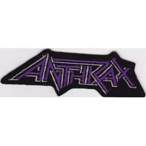  Anthrax Rock Music Patch   Purple 