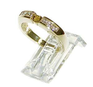   Ring Setting Mounting 14K Yellow Gold Princess Cut Side Diamonds