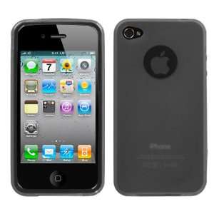  APPLE IPHONE 4 4G AT&T VERIZON SEMI TRANSPARENT TPU SMOKE 