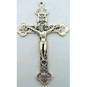 Vatican City Jesus Silver P Pectoral Cross Crucifix Catholic Gift Made 