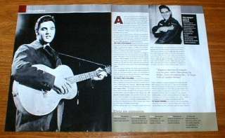 ELVIS PRESLEY 7 CLIPPINGS GREAT PHOTOS 2007  