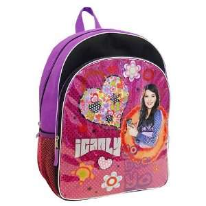 iCarly Purple Backpack with Carly and Sam Red with Hearts 
