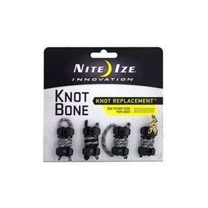 Nite Knot Bone 4 Pack Plastic With 25 Feet Cord For Anchor Fixed Loop 