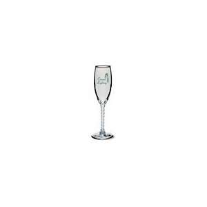 Min Qty 36 Champagne Flutes, Twisted Stem, 5.75 oz.  