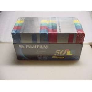 50 Color Disks Fujifilm 3 1/2 inch Floppy Disk 2HD Formatted IBM 
