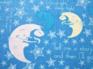 Northcott Good Night Sleep Tight Blue Moon Fabric Yard  