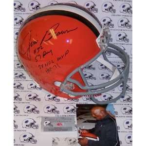  Jim Brown Hand Signed Cleveland Browns Throwback Full Size 