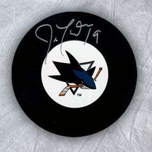   Joe Thornton Autographed Puck   Autographed NHL Pucks 