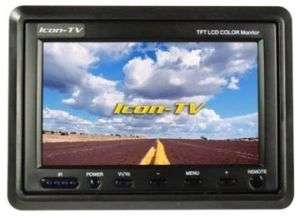 MT600W ICON TV 6 LCD COLOR MONITOR HEADREST VIDEO  