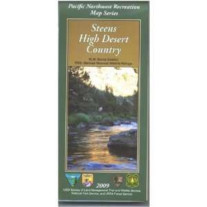  Map Steens High Desert Country BLM Books