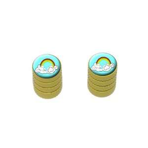   Clouds   Motorcycle Bike Bicycle   Tire Rim Valve Stem Caps   Yellow