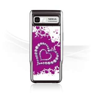  Design Skins for Nokia 3230   Diamond Heart Design Folie 
