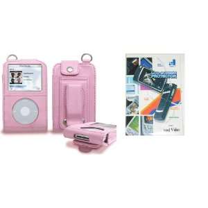  Frozen Series Pink Leather Case for Apple Ipod Video (30gb 