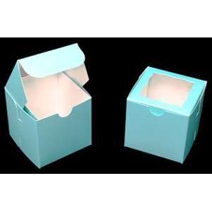  Goldas Kitchen Cake Box   4 × 4 × 4   Window   Blue 